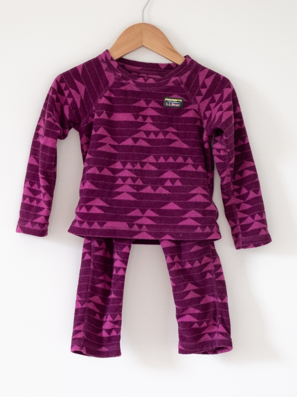 LLBean fleece suit